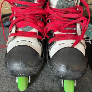 Mission Inhaler FL1 Hockey Goalie Skates Extra Wide Width 7 (Used)