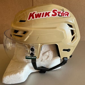 CCM Tacks 710 Pro Stock Hockey Helmet Visor Combo Small Wheat Beige WILD 7429