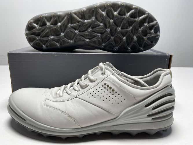 Ecco Cage Pro Golf Shoes White Gray Men's SZ 12-12.5 ( 13300401007 )