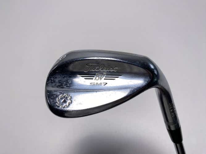 Titleist Vokey SM7 Tour Chrome Lob Wedge LW 60* 8 Bounce M-Grind Wedge RH