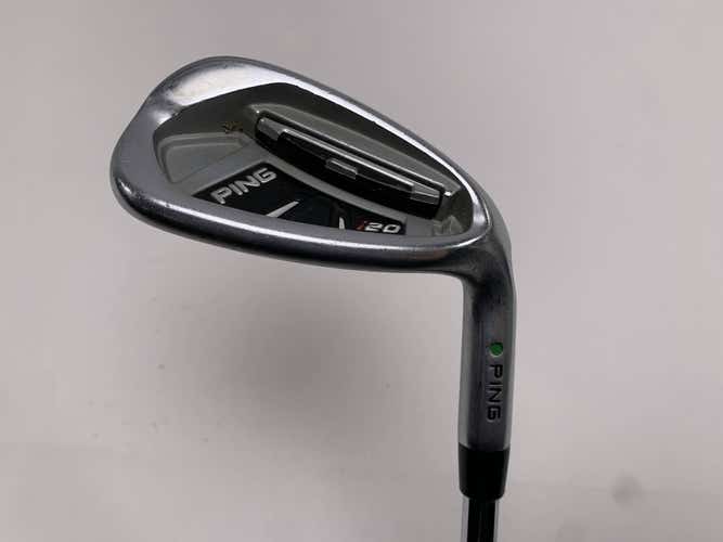 Ping i20 Sand Wedge SW Green Dot 2* Up CFS Stiff Steel Mens RH