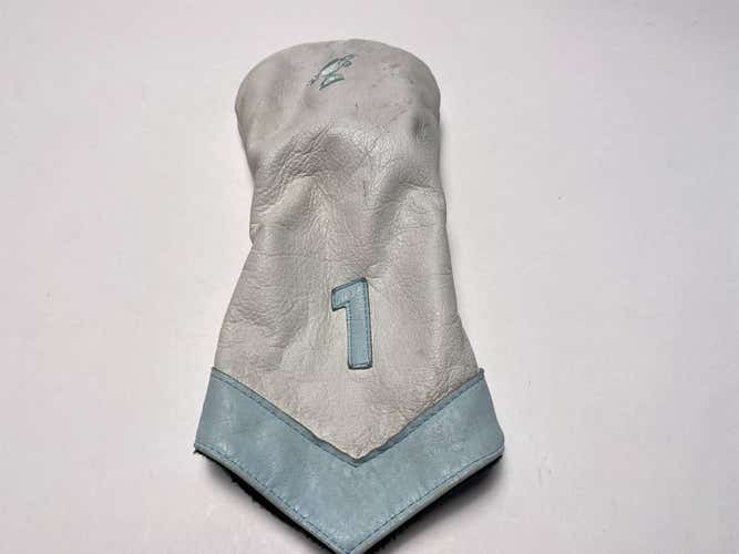 Links Kings Trophy Leather Driver Headcover White HC