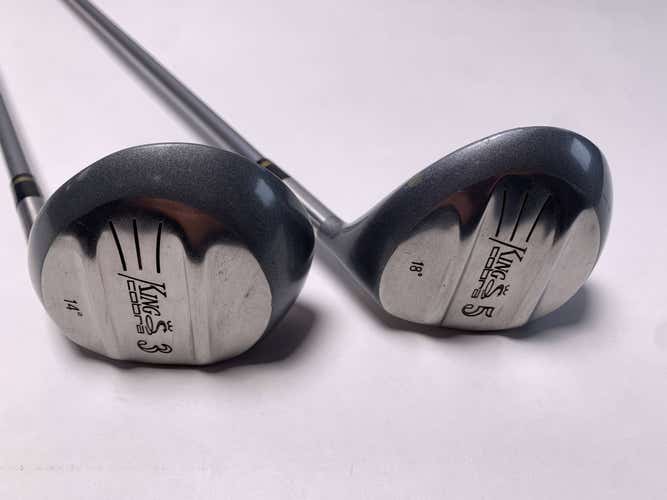 Cobra King Cobra Tour 3 & 5 Fairway Wood Set 14* 18* AutoClave Regular Mens RH