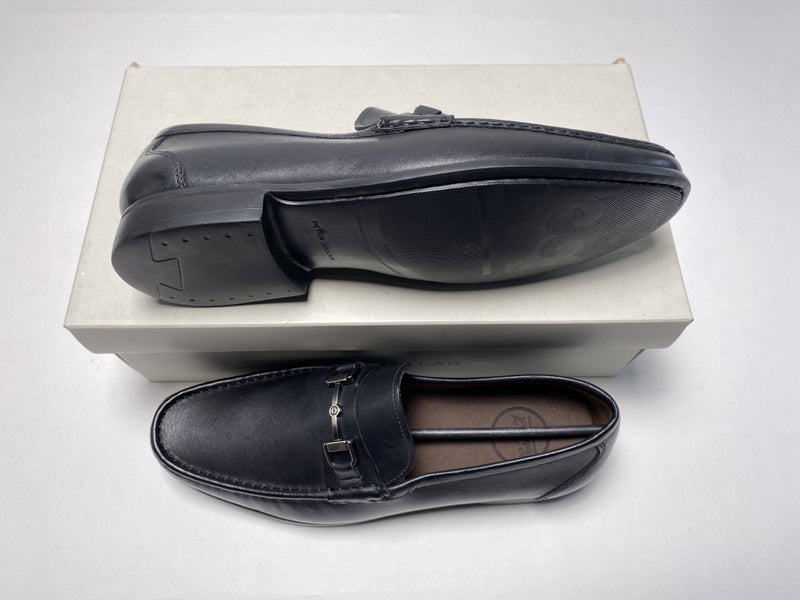 Peter Millar Hyperlight Leather Bit Loafer Shoes Black Men's SZ 9