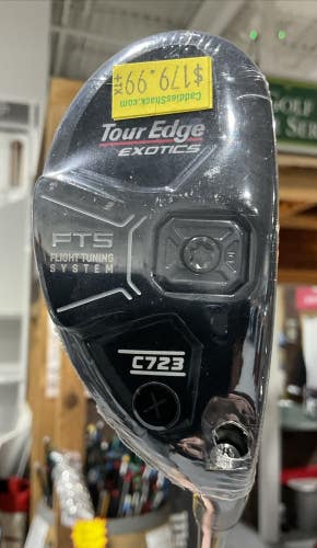 Tour Edge EXOTICS C723 17 #2 Hybrid 40.5" HZRDUS 6.5 Extra Stiff Flex Graphite