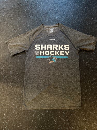 San Jose Sharks Locker Room Performance Shirt (New)