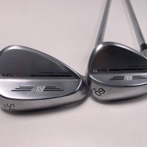 Titleist Vokey SM9 Tour Chrome Wedge Set 54* 14 | 60* 12  NS Pro Zelos 7 Mens LH