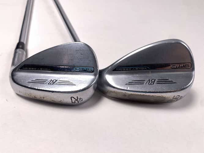 Titleist Vokey SM10 Tour Chrome Wedge Set 52* 12 56* 14 WedgeWorks Mens RH