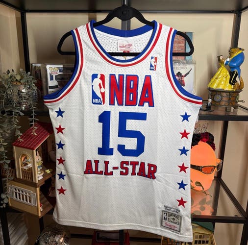 USA All Stars Game 2003 Vince Carter #15 White Large Men's Mitchell & Ness Jersey (New) U