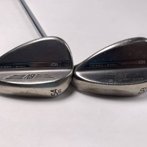 Titleist Vokey SM10 Chrome Wedge Set 54* 10 58* 14 WedgeWorks Steel Mens RH