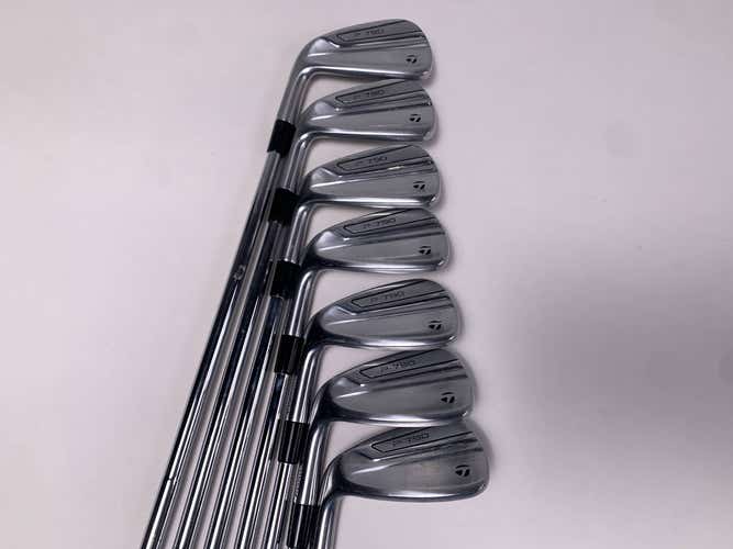 TaylorMade P790 2019 Iron Set 5-PW+AW DG S300 120g Stiff Steel Mens LH +1"