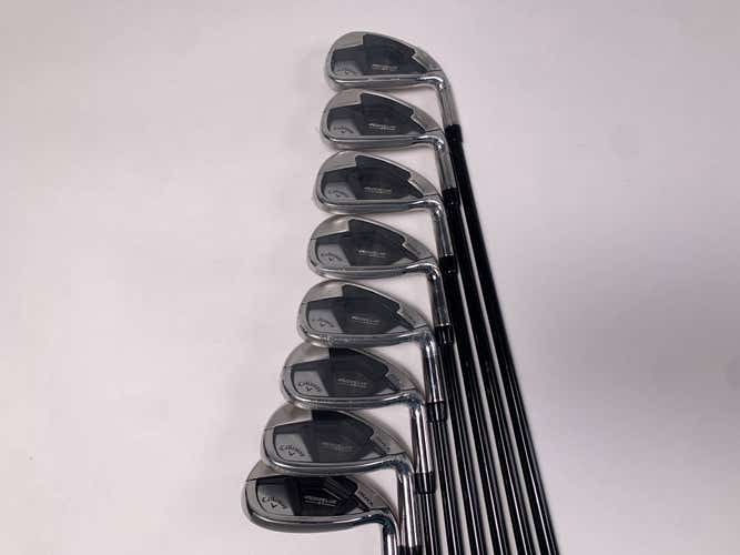 Callaway Rogue ST Max Iron Set 5-PW+AW+GW Tensei Blue 65 Regular Graphite RH NEW