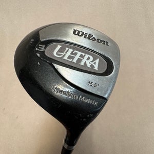 Men's Wilson Ultra Right Handed Fairway Wood Regular Flex 3 Wood (Used)