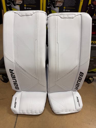 Small (30+1.5) 2022 Bauer Supreme M5 Pro Goalie Leg Pads (New)