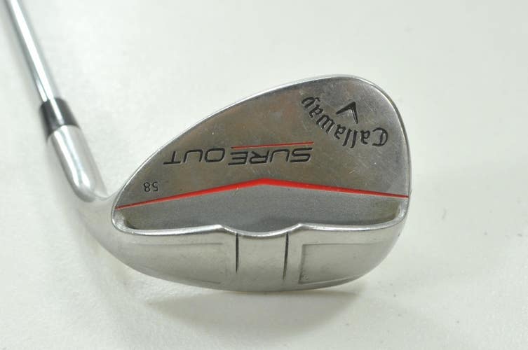 Callaway Sure Out 58* Wedge Right KBS Wedge Flex Steel  # 210437