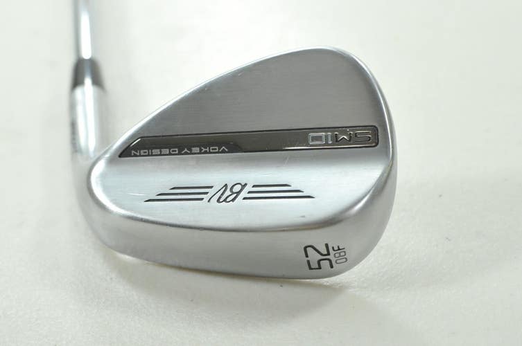 Titleist Vokey SM10 Tour Chrome 52*-08F Wedge Right BV Wedge Flex Steel # 210433