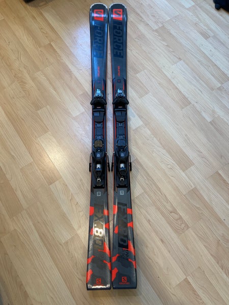 2022 Men's 170cm Salomon S/Force FX80 Skis | Salomon M 11 Bindings (Used)