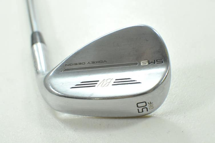 Titleist Vokey SM9 Tour Chrome 50*-08F Wedge Right Rifle 6.5 Steel # 210523