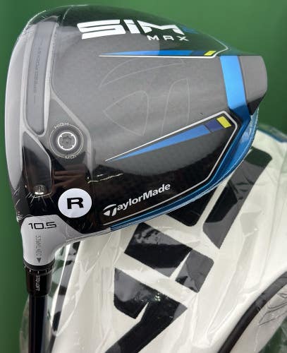 TaylorMade SIM2 MAX Driver LEFT Hand 10.5* Regular Ventus Blue 5R LH NEW!
