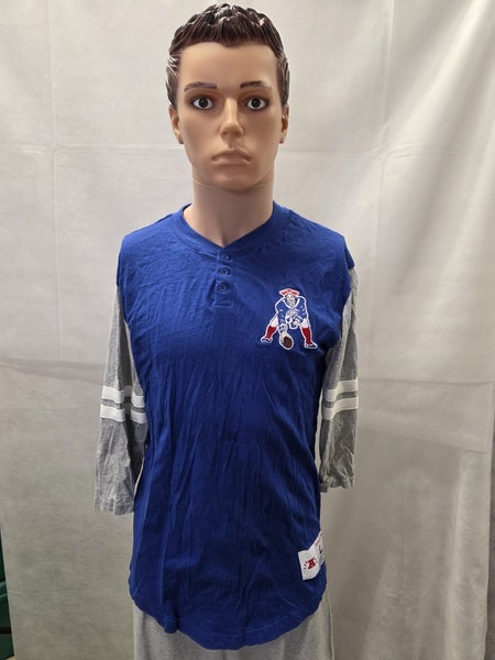 New England Patriots Mitchell&Ness 3/4 Sleeve Shirt L NFL