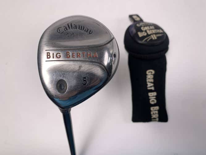 Callaway Big Bertha 2004 5 Fairway Wood 18* RCH 75w Firm Graphite Mens LH HC