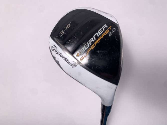 TaylorMade Burner Superfast 2.0 3 Hybrid 18* REAX 60g Regular Graphite Mens RH