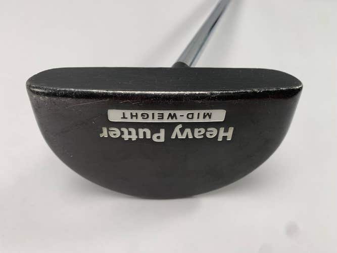 Heavy Putter H1 Mid Weight Black Center Shaft Putter 35" Mens RH