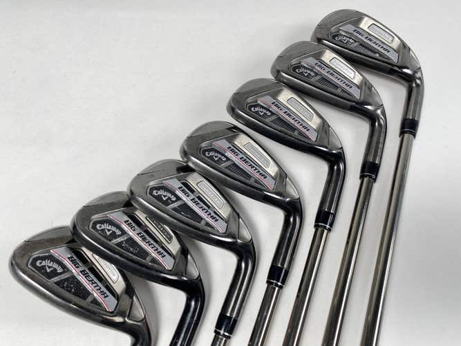 Callaway Big Bertha OS Iron Set 6-PW+GW+SW  Recoil ES 460 F3 Regular RH