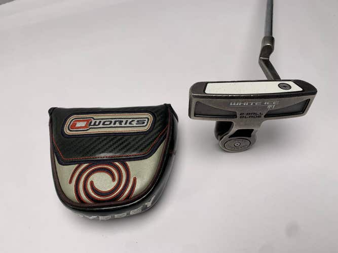 Odyssey White Ice 2-Ball Blade Putter 34" Mens RH HC