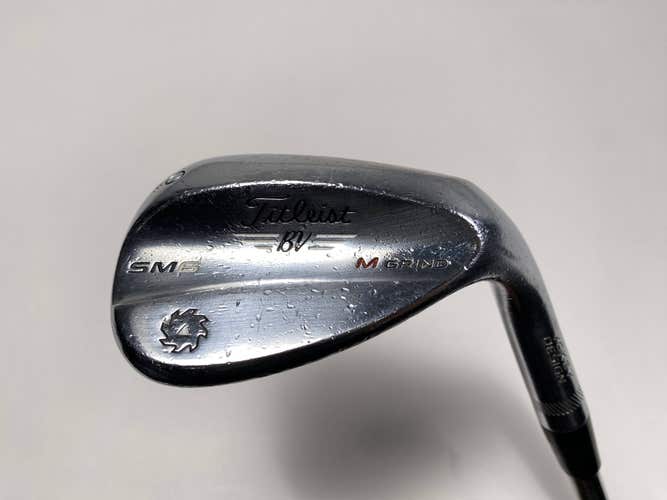 Titleist Vokey SM6 Tour Chrome Lob Wedge LW 60* 8 Bounce M-Grind Wedge RH