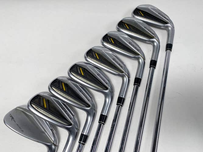 TaylorMade RocketBladez Iron Set 4-PW+AW RocketFuel 85g Stiff Steel Mens RH