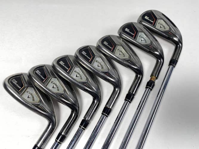 Callaway Big Bertha 2015 Iron Set 6-PW+AW+SW SpeedStep Stiff Steel Mens RH