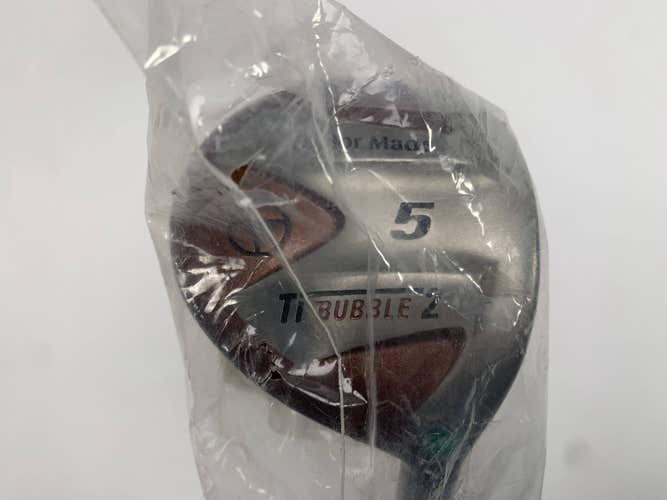 TaylorMade Ti Bubble 2 5 Fairway Wood 18* Bubble 2 80g Regular RH - NEW