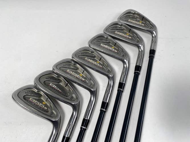Tommy Armour 855 S Silver Scot Iron Set 2-9 G Force 2 Stiff Steel Mens RH