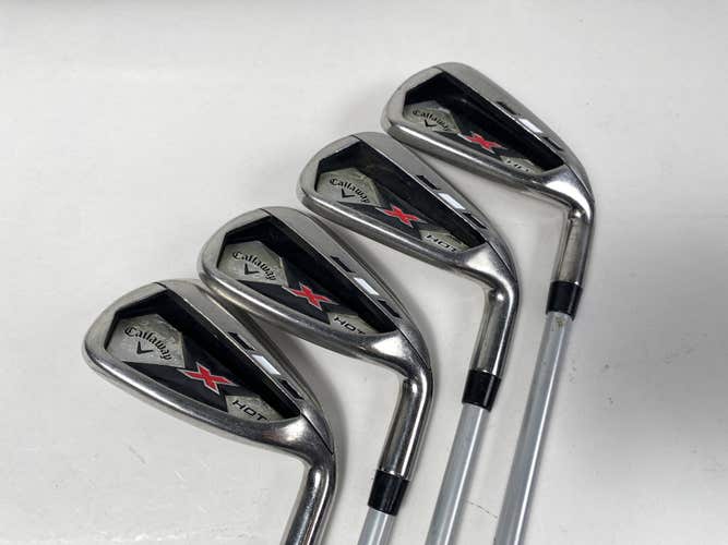 Callaway X Hot 19 Iron Set 6-9 X Hot 75g Regular Graphite Mens RH