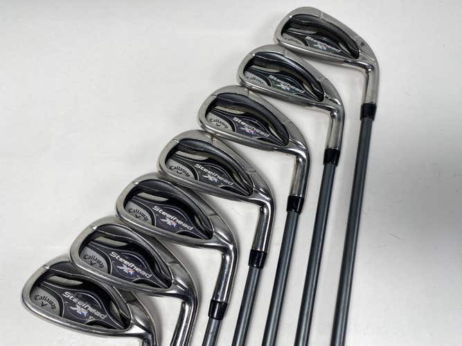 Callaway Steelhead XR Iron Set 4-PW Matrix Ozik Program F15 Senior RH