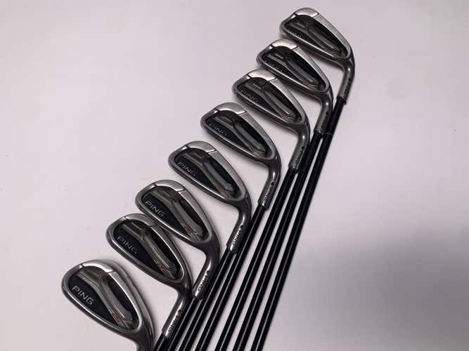 Ping G25 Iron Set 5-PW+UW+SW Black Dot TFC 189 Soft Regular Senior Graphite RH
