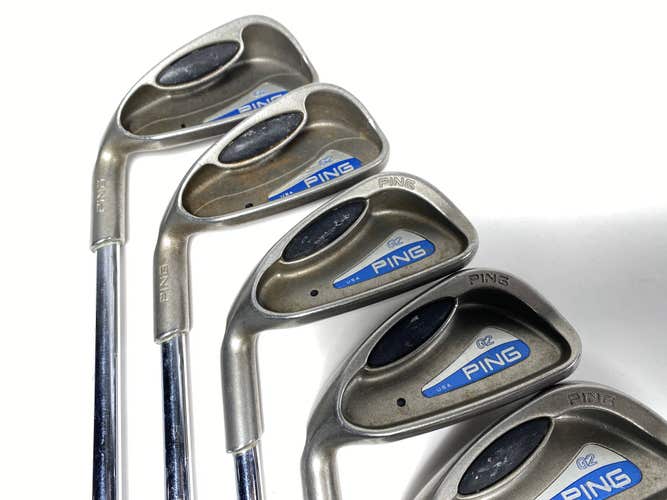 Ping G2 Iron Set 3-PW+SW Black Dot AWT Stiff Steel Mens LH NO 7 or 8 IRONS