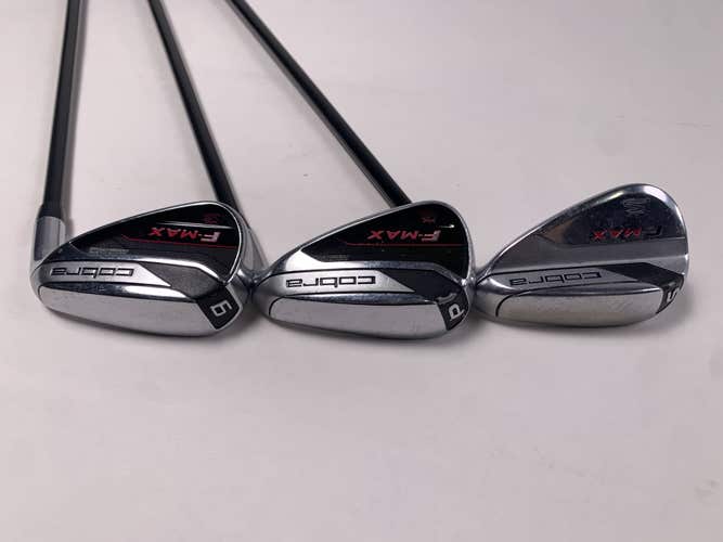 Cobra F-Max Womens Iron Set 9-PW+SW SuperLite 55g Ladies Graphite Womens RH