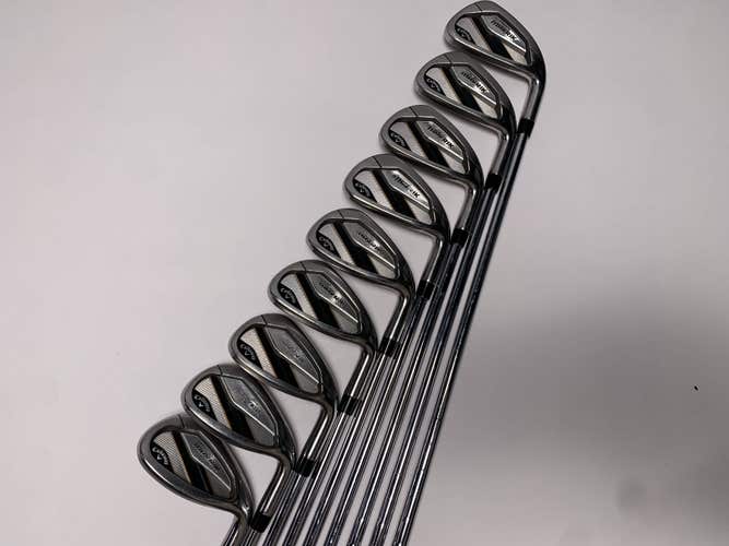 Callaway Mavrik Iron Set 4-PW+GW+SW True Temper XP 95 S300 Stiff Steel Mens RH
