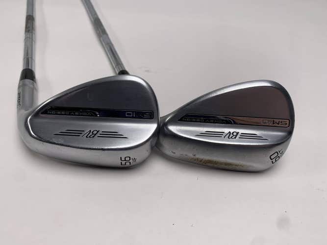 Titleist Vokey SM10 Tour Chrome Wedge Set 56* 14 60* 4 SM10 Wedge Steel Mens RH