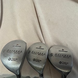 Men's Dunlop Surpass Super Metal Right Handed Clubs (Full Set) Regular Flex (Used)