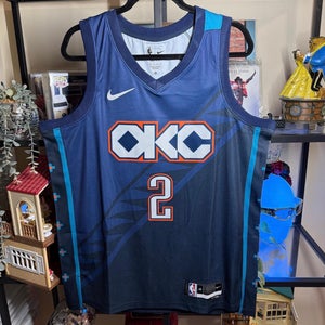OKC Gilgeous-Alexander #2 2026 Blue Large Men's Nike Swingman Jersey (New)