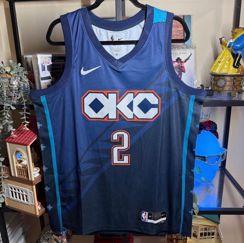 OKC Gilgeous-Alexander #2 2026 Blue Large Men's Nike Swingman Jersey (New)