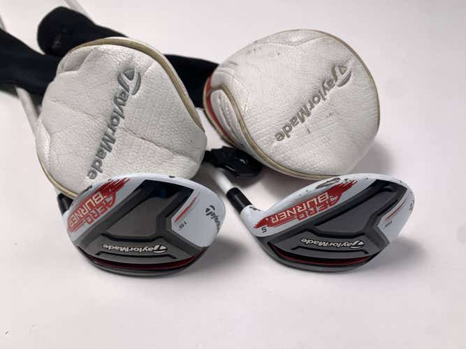 TaylorMade AeroBurner 3 & 5 Fairway Wood Set 15* 18* Rul-Z Ladies Womens RH