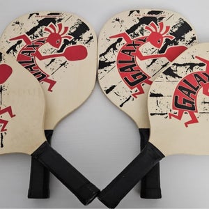 Pickleball Now Galaxy Wood Pickleball Paddles Set of 4 Kokopelli Graphics 11oz