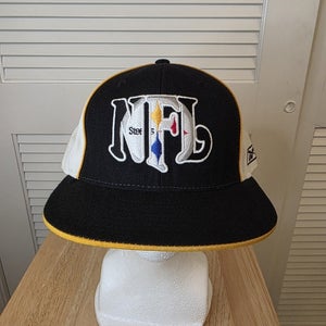 Vintage Pittsburgh Steelers Reebok Fitted Hat 7 3/4 NFL