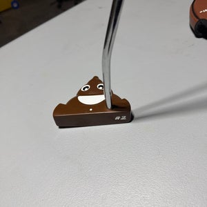 Brown Itech Poop Emoji Mallet Right Handed Putter 33" (Used)