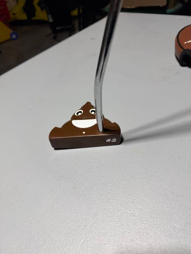 Brown Itech Poop Emoji Mallet Right Handed Putter 33" (Used)
