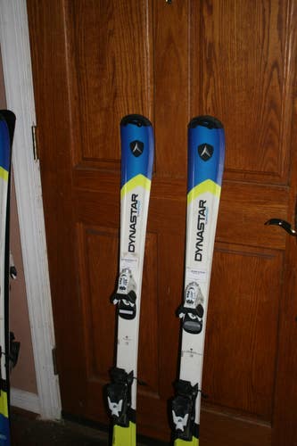 All Mountain 120 cm Dynastar Team Speed Skis With Look Adustable Bindings